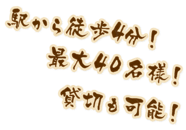 駅から徒歩4分!